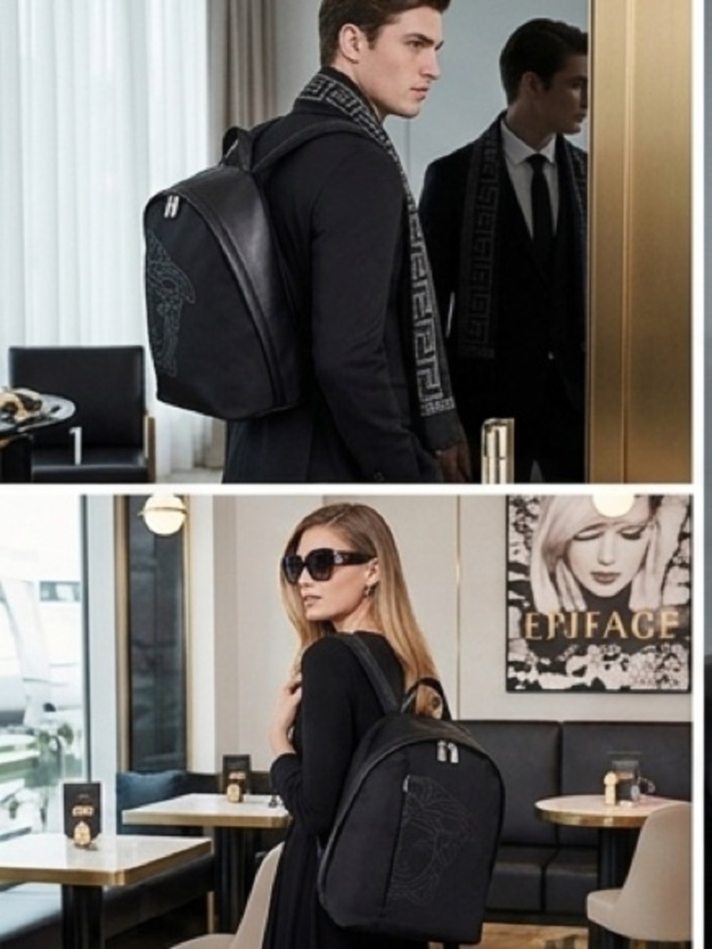 Versace La Medusa Backpack - New with Tags - Picture 2 of 16